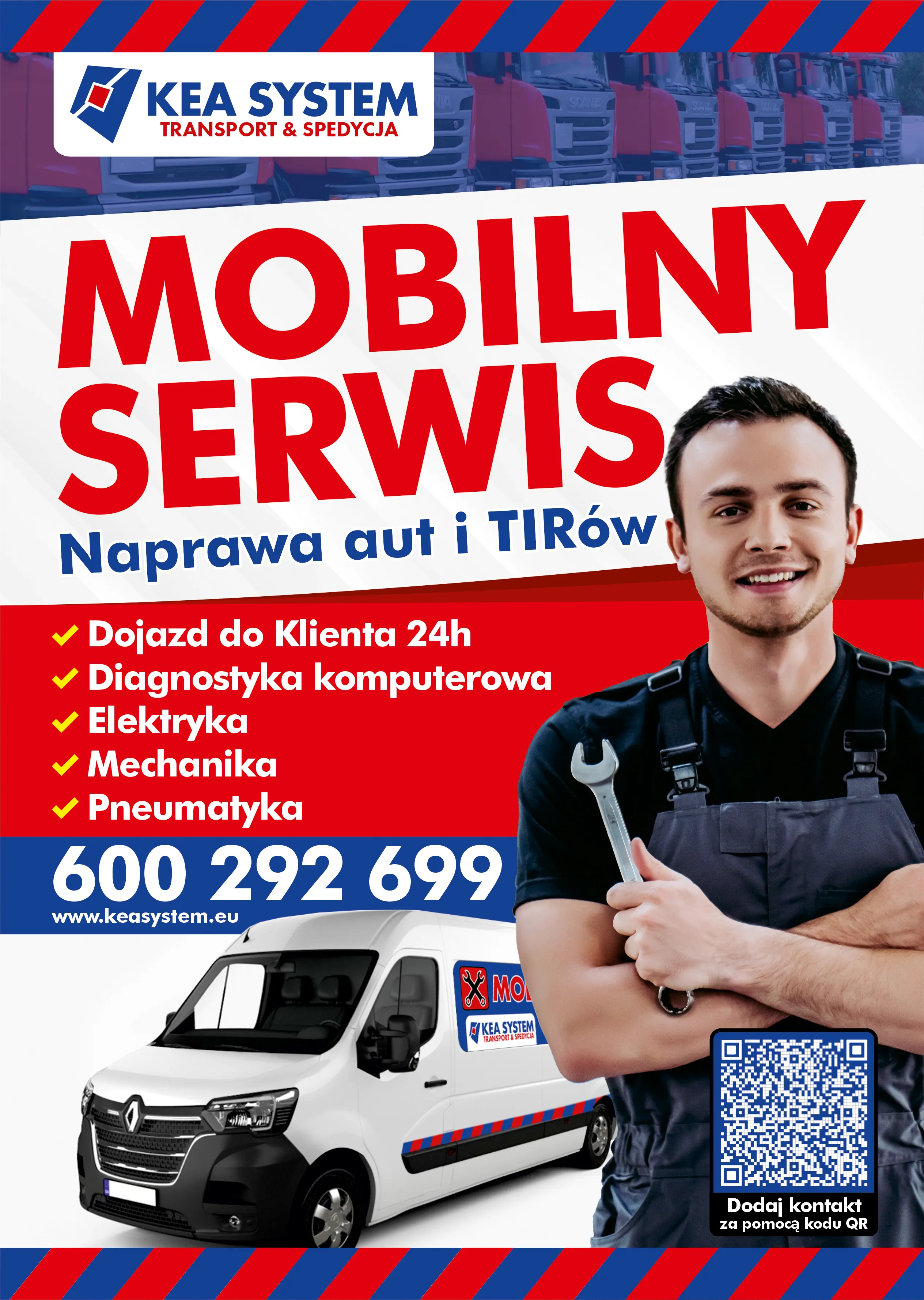 Mobilny Serwis KEA System – ulotka
